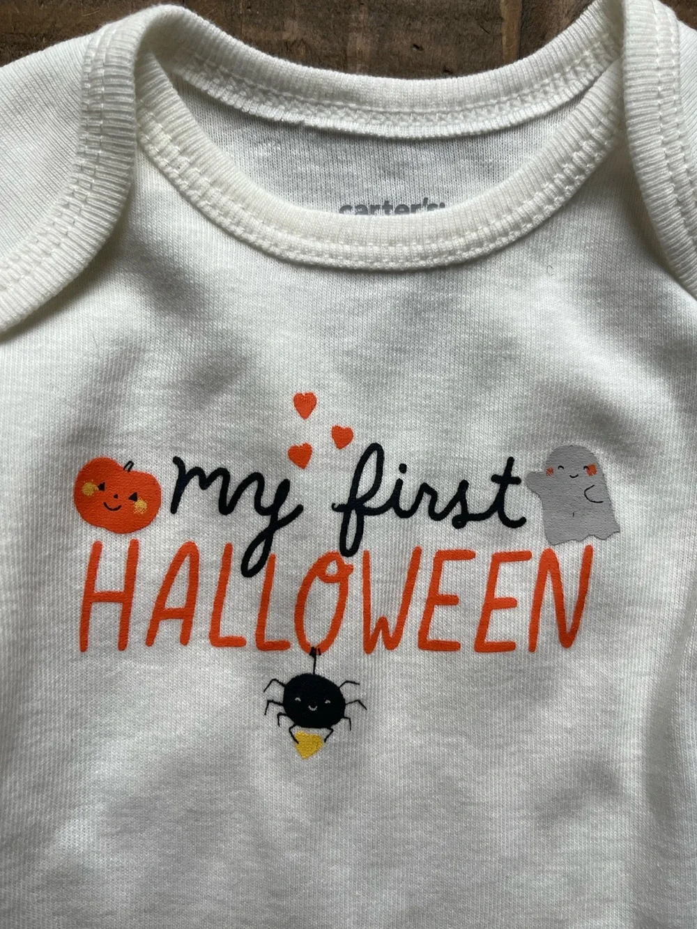 NWOT Carter’s newborn My First Halloween onesie / bodysuit